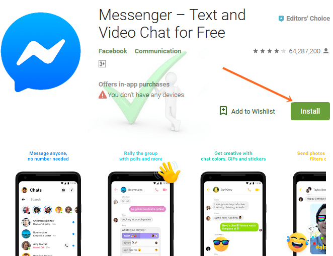 Messenger apps download for laptop